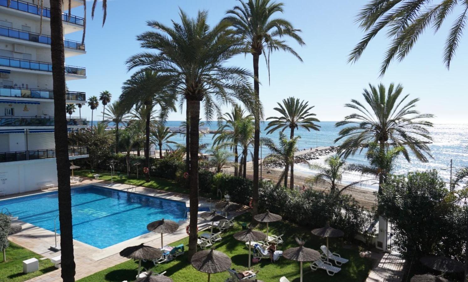 Skol 420C Fantastico 1 Dormitorio Primera Linea De Playa Marbella Esterno foto