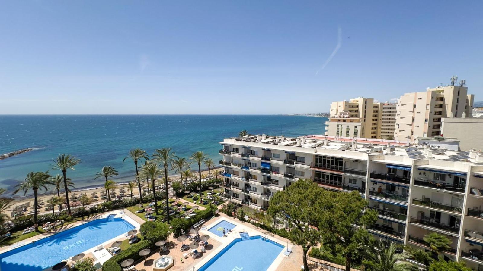 Skol 420C Fantastico 1 Dormitorio Primera Linea De Playa Marbella Esterno foto